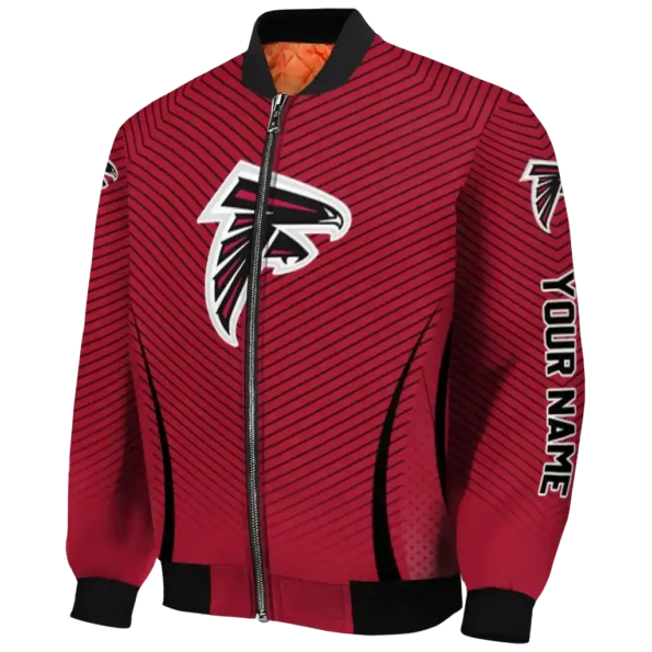 custom atlanta falcons chevron arrow red bomber jacket best selling