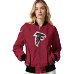 custom atlanta falcons chevron arrow red bomber jacket best selling