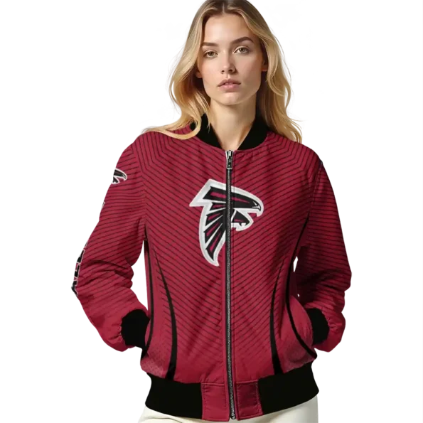 custom atlanta falcons chevron arrow red bomber jacket latest model