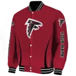custom atlanta falcons chevron arrow red varsity jacket best selling.webp