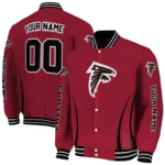 custom atlanta falcons chevron arrow red varsity jacket best selling.webp