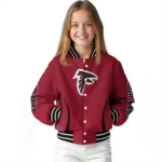 custom atlanta falcons chevron arrow red varsity jacket best selling.webp