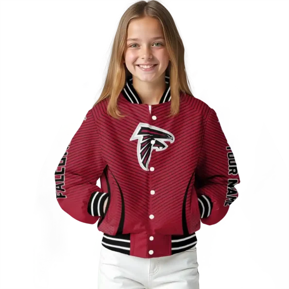 custom atlanta falcons chevron arrow red varsity jacket top rated.webp