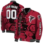 custom atlanta falcons hexagon cluster red black varsity jacket best selling.webp