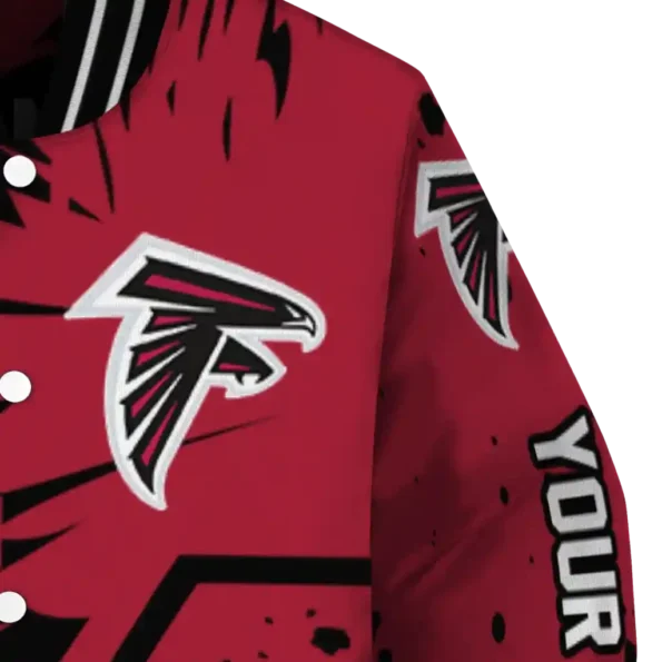 custom atlanta falcons hexagon cluster red black varsity jacket premium grade.webp