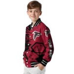 custom atlanta falcons hexagon cluster red black varsity jacket best selling.webp