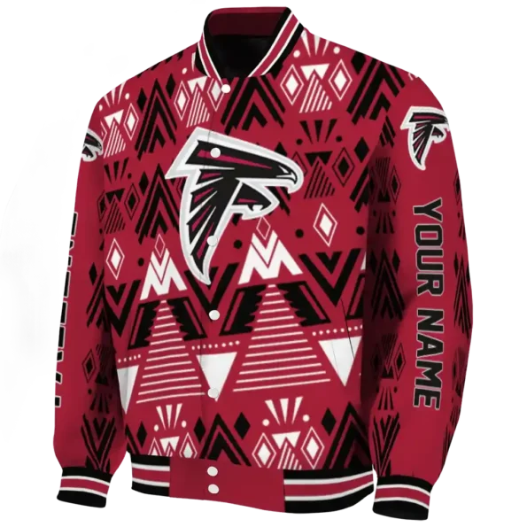 custom atlanta falcons pyramid shapes red varsity jacket best selling.webp