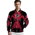 custom atlanta falcons spider mark red black crocs varsity jacket best selling.webp