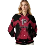 custom atlanta falcons spider mark red black crocs varsity jacket best selling.webp