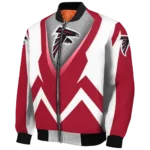 custom atlanta falcons v stripes red white bomber jacket best selling