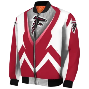 custom atlanta falcons v stripes red white bomber jacket best selling
