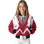 custom atlanta falcons v stripes red white bomber jacket best selling