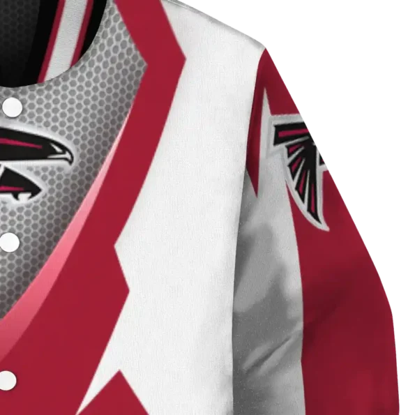 custom atlanta falcons v stripes red white varsity jacket premium grade.webp