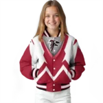 custom atlanta falcons v stripes red white varsity jacket best selling.webp