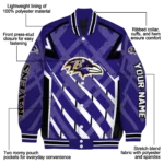custom baltimore ravens chevron angles purple varsity jacket best selling.webp
