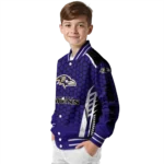 custom baltimore ravens hexagon grid purple varsity jacket best selling.webp