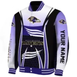 custom baltimore ravens mesh effect purple black varsity jacket best selling.webp
