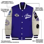 custom baltimore ravens razorback outline purple nude varsity jacket best selling.webp
