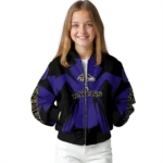 custom baltimore ravens spider mark purple black crocs bomber jacket best selling