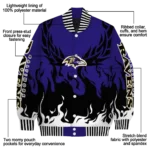 custom baltimore ravens winged blaze purple white varsity jacket best selling.webp