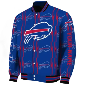 custom buffalo bills bolt stripe blue varsity jacket best selling.webp