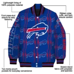 custom buffalo bills bolt stripe blue varsity jacket best selling.webp