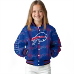 custom buffalo bills bolt stripe blue varsity jacket best selling.webp
