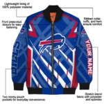 custom buffalo bills chevron angles blue bomber jacket best selling