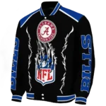 custom buffalo bills claw blood blue black varsity jacket best selling.webp