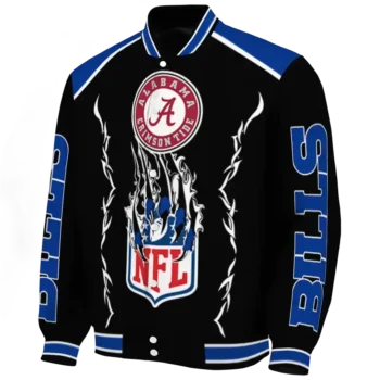 custom buffalo bills claw blood blue black varsity jacket best selling.webp