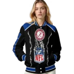 custom buffalo bills claw blood blue black varsity jacket best selling.webp