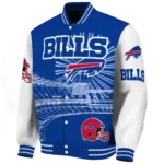 custom buffalo bills ferris arena blue white varsity jacket best selling.webp
