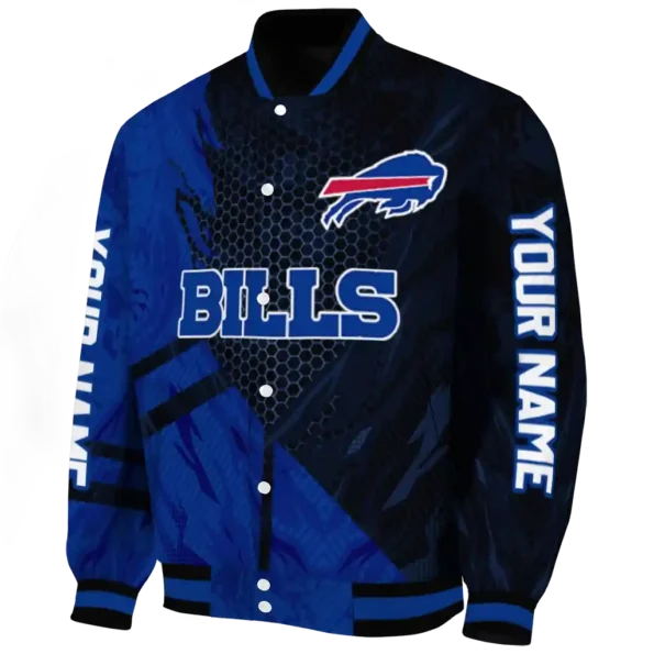 custom buffalo bills hexagon mesh blue black varsity jacket best selling.webp