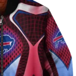 custom buffalo bills mesh chest red crocs black bomber jacket best selling
