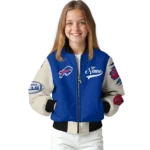 custom buffalo bills razorback outline blue nude bomber jacket best selling