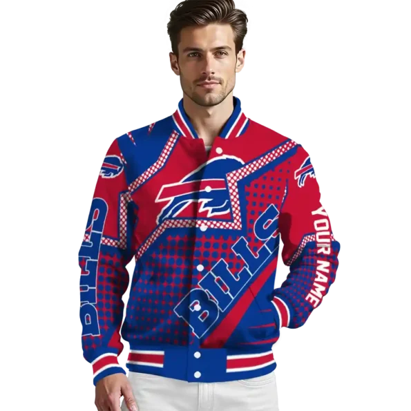 custom buffalo bills star burst blue varsity jacket high quality.webp