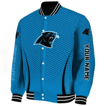 custom carolina panthers chevron arrow blue varsity jacket best selling.webp