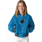 custom carolina panthers chevron arrow blue varsity jacket best selling.webp