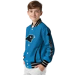custom carolina panthers chevron arrow blue varsity jacket best selling.webp