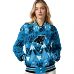custom carolina panthers pyramid shapes blue varsity jacket best selling.webp