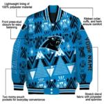 custom carolina panthers pyramid shapes blue varsity jacket best selling.webp