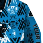 custom carolina panthers pyramid shapes blue varsity jacket best selling.webp