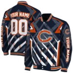 custom chicago bears chevron angles blue varsity jacket best selling.webp