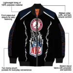 custom chicago bears claw blood blue black bomber jacket best selling