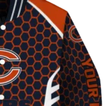 custom chicago bears hexagon grid blue varsity jacket best selling.webp