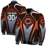 custom chicago bears mesh chest orange crocs black varsity jacket best selling.webp