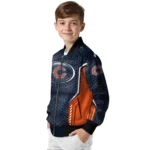 custom chicago bears power plate blue bomber jacket best selling