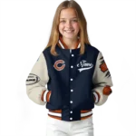 custom chicago bears razorback outline blue nude varsity jacket best selling.webp