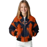 custom chicago bears spider mark blue orange crocs bomber jacket best selling