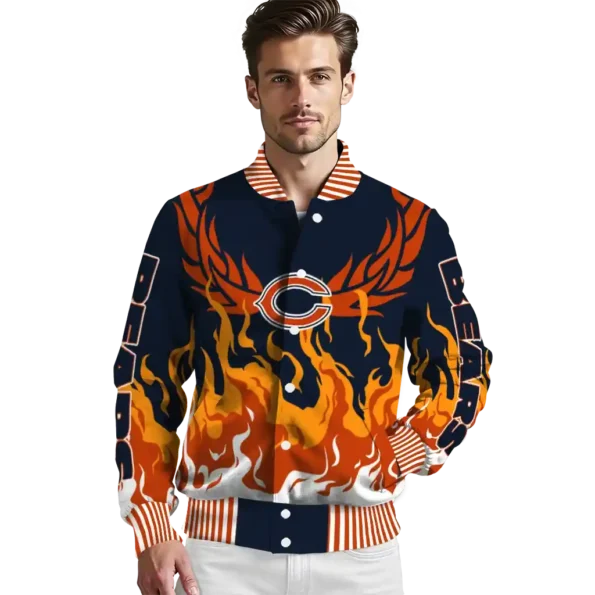 custom chicago bears winged blaze blue white varsity jacket high quality.webp